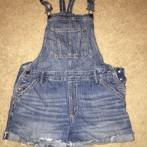 American Eagle Overall Shorts